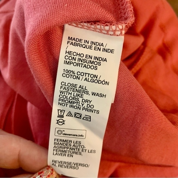 NWT Van Heusen Pullover Top Men’s Large Salmon 100% Cotton 1/4 Zip Ribbed Panel - Picture 6 of 12